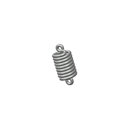 Extension Spring, O= .515, L= 1.00, W= .080